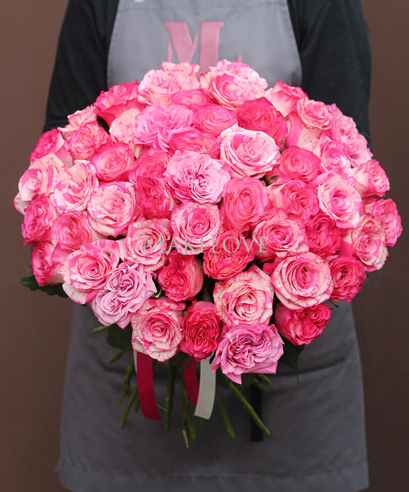 Букет 51 розовая роза