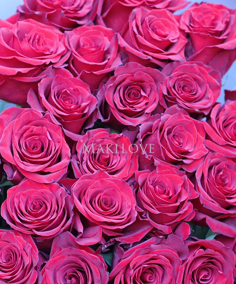 Букет из 41 красной розы