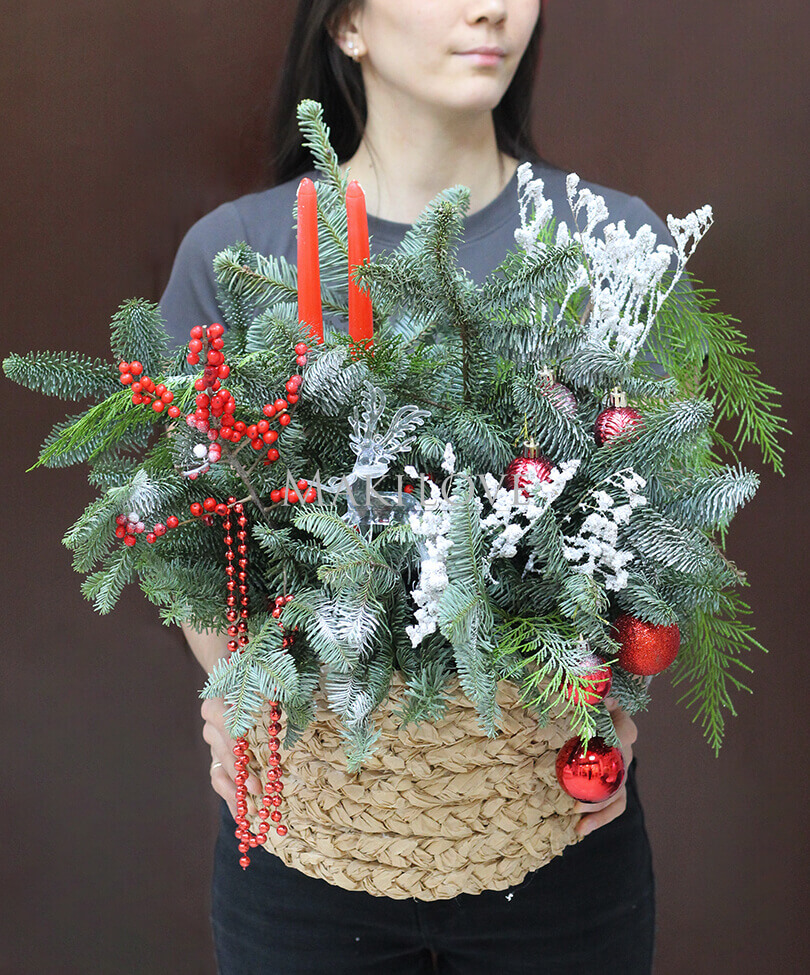 Новогодняя композиция «Winter» из нобилиса