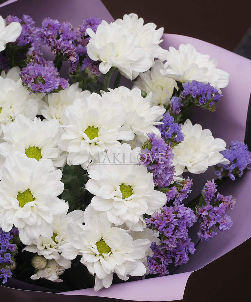 Букет хризантем «Доброе утро!»