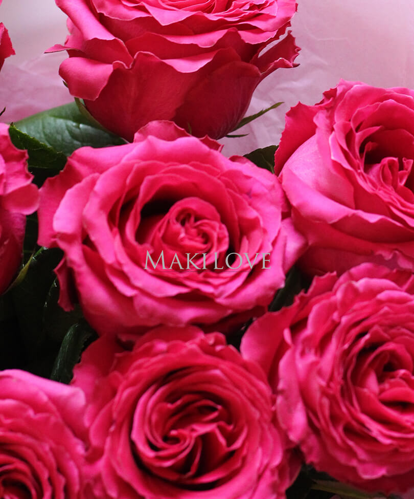 Букет 11 розовых роз