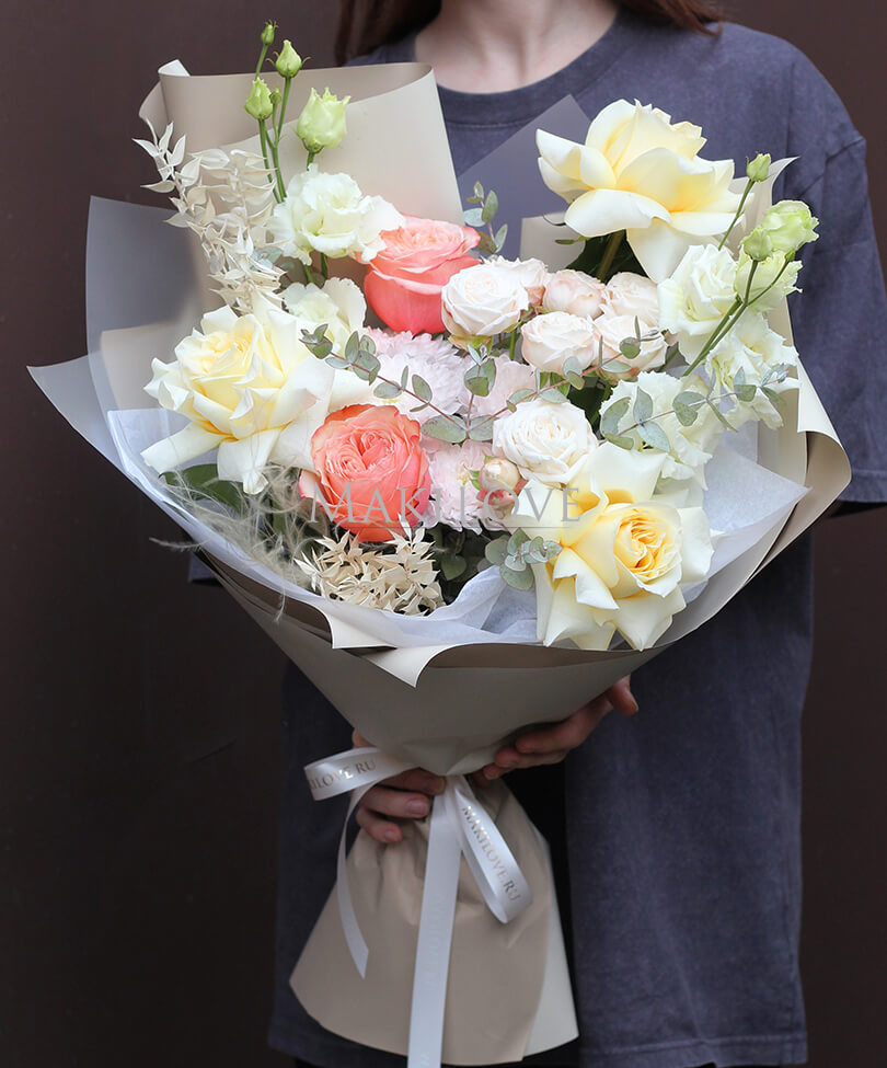 Букет «Карамельный латте»