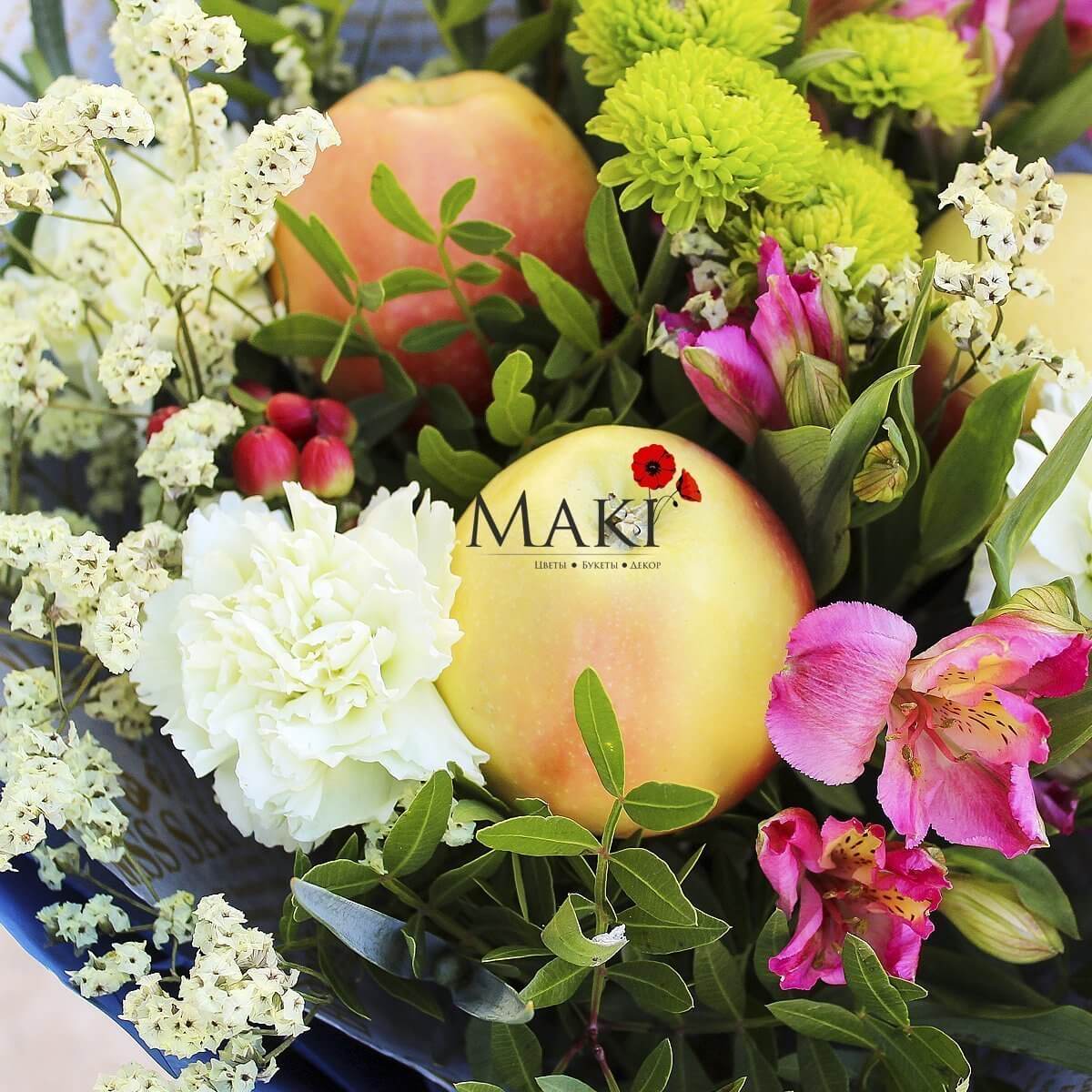 Букет с яблоками №2