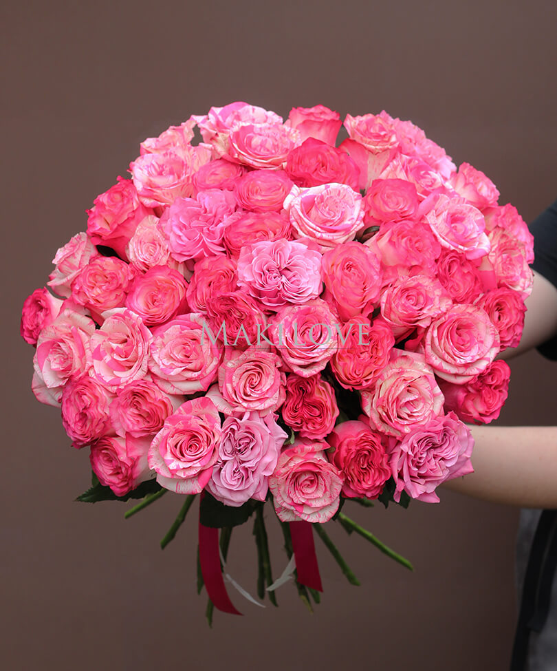 Букет 51 розовая роза