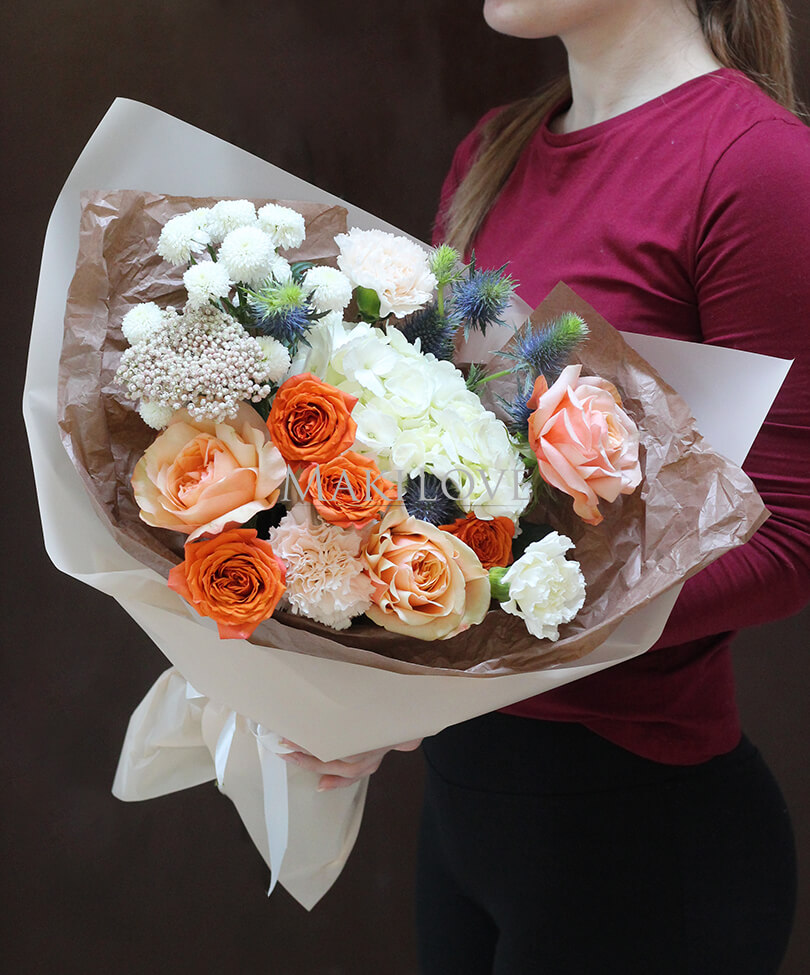 Сборный букет "Песчаный берег"