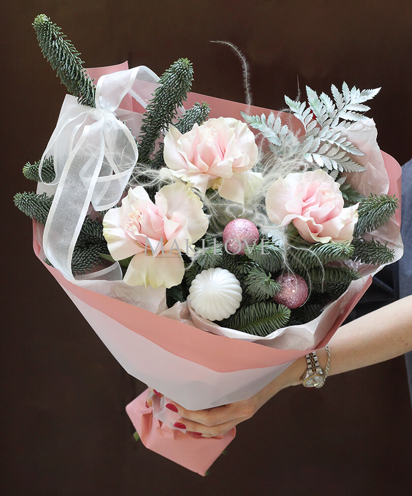 Новогодний букет «С Наступающим!»