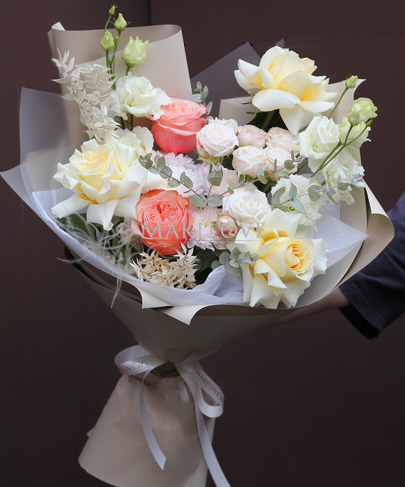 Букет «Карамельный латте»