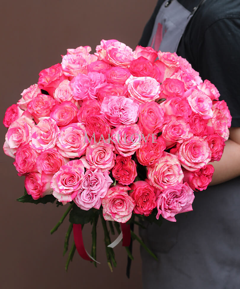 Букет 51 розовая роза