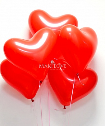 Шары Сердце 5 шт