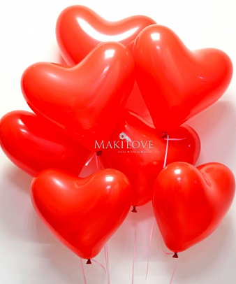 Шары Сердце 7 шт