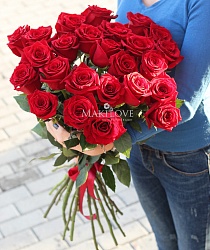 25 красных роз Premium