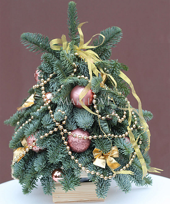 Новогодний букет №6 из еловых веток