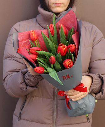 Букет тюльпанов «Вестники весны» 