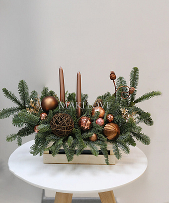 Композиция «Новогодняя корзина»