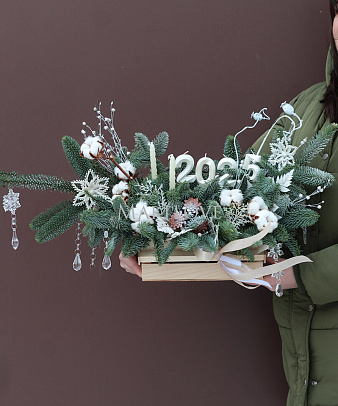 Зимняя композиция «Тайна Рождества»