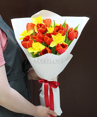 Букет тюльпанов «Шанхай»