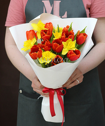 Букет тюльпанов «Шанхай»