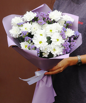 Букет хризантем «Доброе утро!»