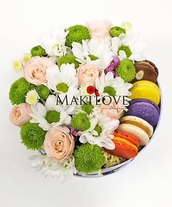 Коробочка с макаронс №4