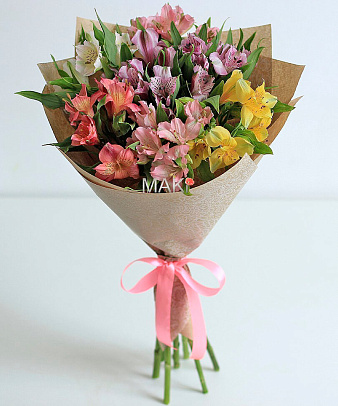 Букет из 7 альстромерий
