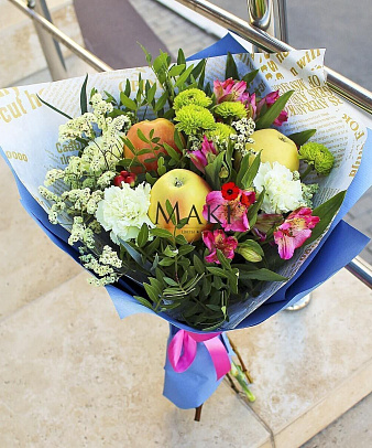 Букет с яблоками №2