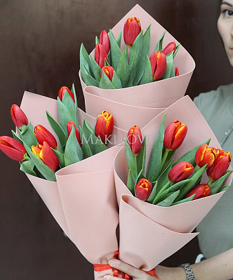 Весенние букеты для корпоративных заказов №2