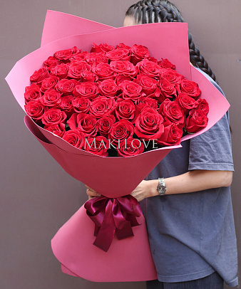 Букет из 45 роз Премиум