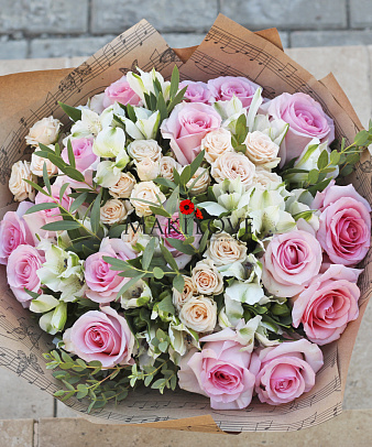 Букет роз «Сапфир» 